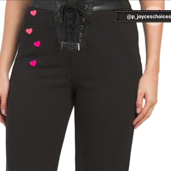 Romeo and Juliet Couture lace up pants - Picture 2 of 3